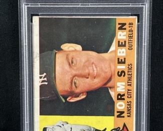 1960 Topps Norm Siebern PSA VG 3 Kansas City
