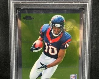 2013 Texans DeAndre Hopkins Topps Chrome PSA 9