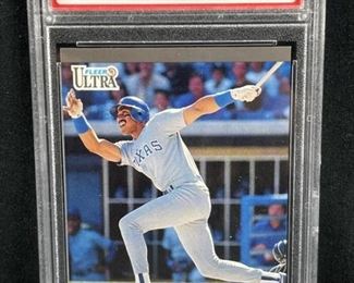 1991 Fleer Ultra Juan Gonzales Texas PSA Mint 9