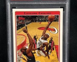 2006 Topps LeBron James PSA EX-MT 6 Cavaliers