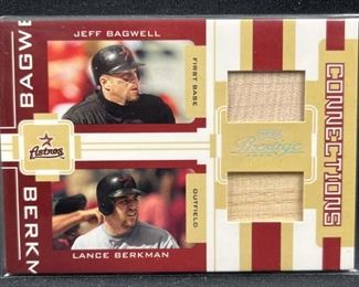 2005 Jeff Bagwell & Lance Berkman Bat Relics #/250