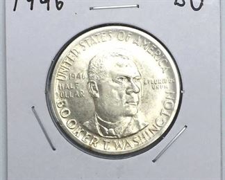 1946 Booker T. Comm. Silver Half Dollar