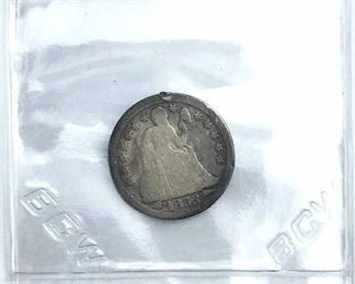 1853 Silver Seated Dime