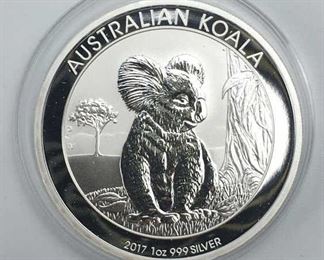1oz Silver 2017 Australian Koala .999