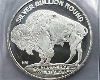 2022 Silver Buffalo Round 1oz .999