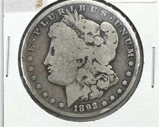 1892-O Silver Morgan Dollar Better Date