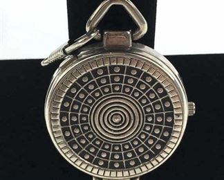 Beautiful Milan Quartz Pocket Watch Geometric Desi