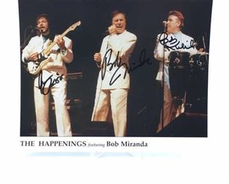The Happenings w/ Bob Miranda Autograph Picture