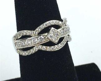 925 Silver CZ Elegant Ring