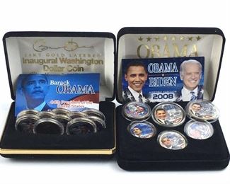 (2) Obama/Biden Coin Sets, $15 Face Value