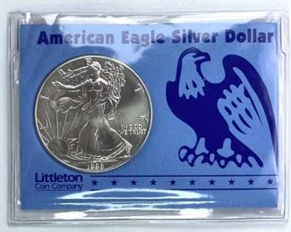 1998 American Silver Eagle 1oz .999 BU