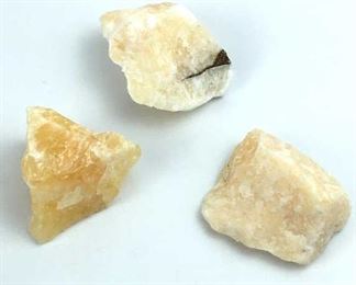 (3) Honey Calcite Specimen