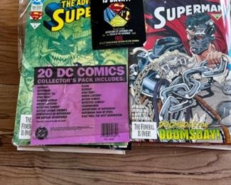 Unopened collectors pack but cellophane starting to open