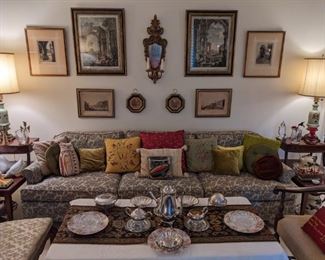 3 CUSHION VINTAGE BOX SOFA