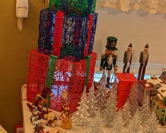 VINTAGE GLASS CHRISTMAS TREES