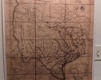 EARLY MAP OF TEXAS