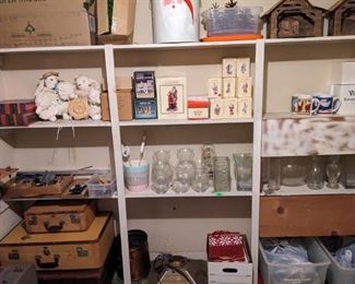 MORE CRAFT ITEMS, TOOLS, AND VINTAGE LUGGAGE