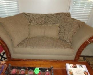 Love Seat Sofa and all the pillows