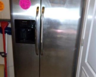 Double Door Refrigerator - Stainless Steel