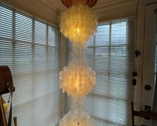 MCM Huge Capiz Shell Lamp
