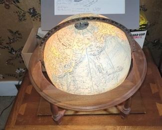 Vintage Lighted globe