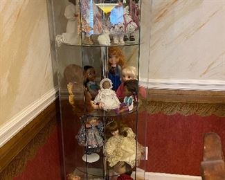 Fantastic rotating glass display case