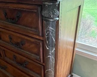 And the lovely marble pilasters!