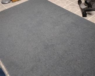 Grey area rug