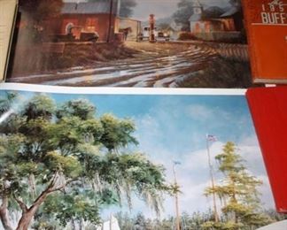 numbered prints, some double-signed, issued c 200 by Cameron Communications. East Texas and Louisiana scenes