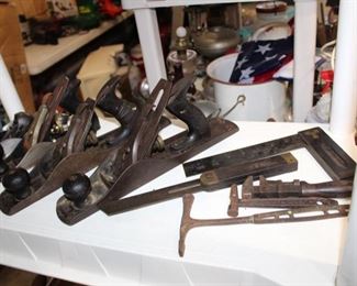 Bailey No 5 planes; Stanley Bailey plane; Stanley 220; Stanley squares