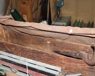 homemade tool tote with canvas cover