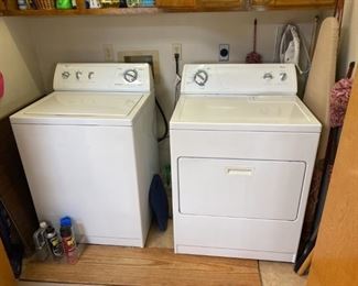 Washer and dryer
