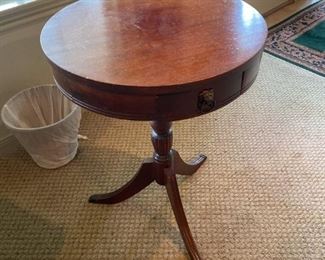 Vintage round side table
