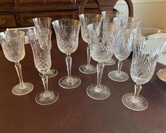 Wedgewood Majesty crystal - Limited production (1988-1993) - serious offers only - Current online prices:   water goblet $80, fluted champagne $70, wine $60, iced tea $50