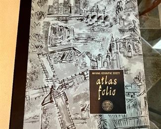 1958 National Geographic Atlas Folio