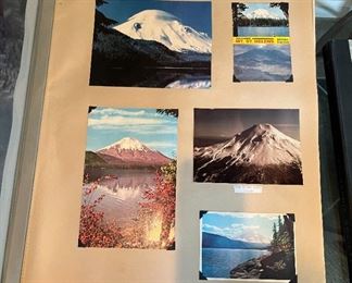 Large scrapbook on the Mt St Helen's