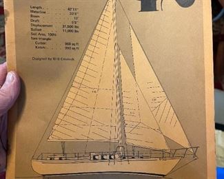 Original schematics for Westsail 42
