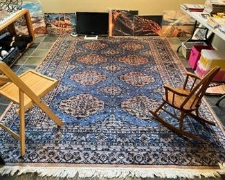 Wool on cotton 10' x 7'4" - Kashan?