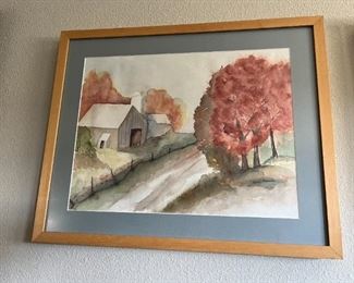 Original water color by Diane M....