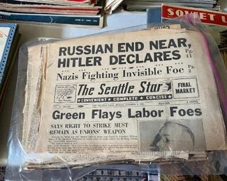 1940s The Seattle Star newspaper
