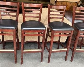 4 matching counter stools