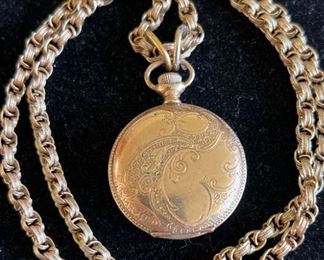 1900 14k Gold Waltham Pocket Watch