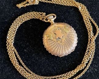 1904 14k Gold Longines Pocket Watch