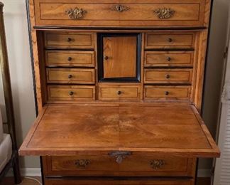 Antique Elmwood Biedermeier Chest