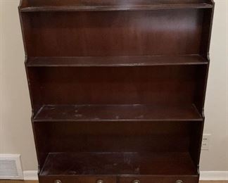 Vintage Wood Bookcase