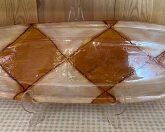 R. Wood Studio Long Ceramic Platter