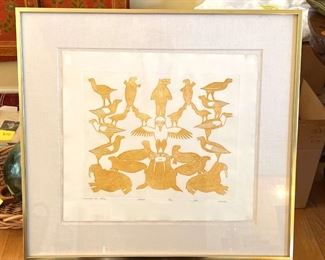 Jamasie Teevee 1971 Engraving Animals at Play