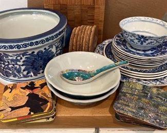 Meissen Blue Onion Plates Other Blue on White Porcelain