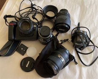 Nikon D70 Camera Assorted Lens