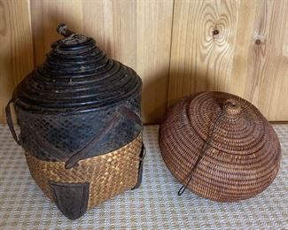African Wedding Basket Woven Cricket Cage